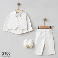 Комплект для хрещення Pugi Baby для хлопчика КП 2100